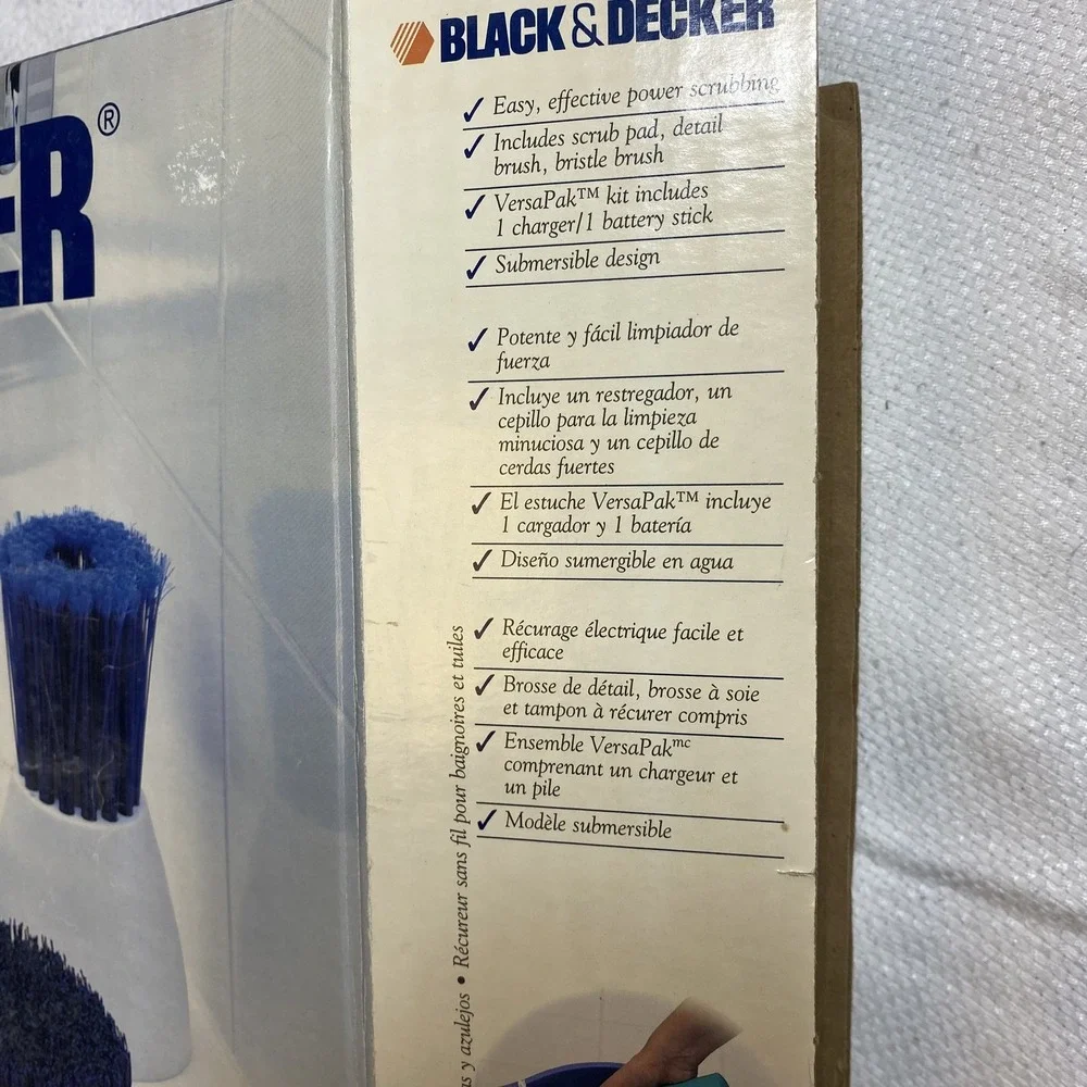 Black & Decker ScumBuster SB400 Cordless Tub Tile Scrubber VersaPak Battery Kit